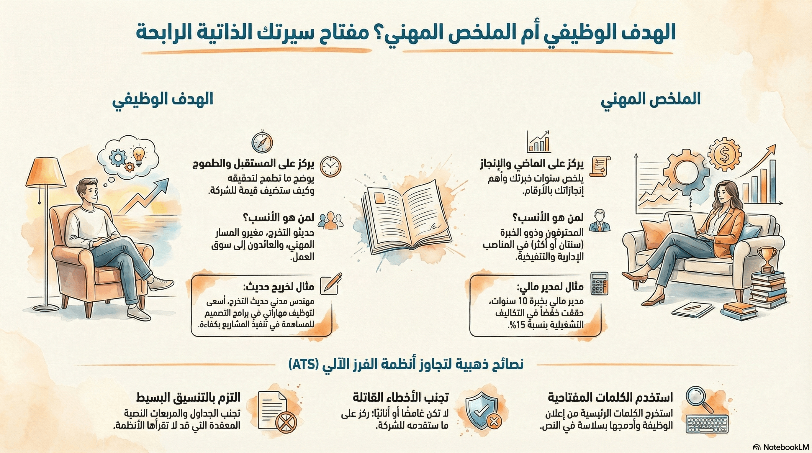 الهدف الوظيفي في السيرة الذاتية: التقرير الاستراتيجي الشامل 2025 1 الهدف الوظيفي في السيرة الذاتية