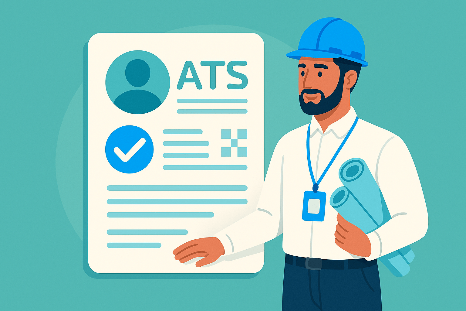 سيرة ذاتية بنظام ATS للمهندسين